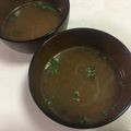 papikun's cooksnap of when they made 新たまねぎと新じゃがの味噌汁+バター.