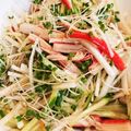 智恵ちゃんのつく恋慕's cooksnap of when they made 糖質制限♪水菜と大根のしゃきしゃきサラダ.