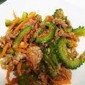 アイヒロ's cooksnap of when they made ゴーヤとにんじんのツナ炒め。.