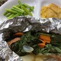 ももたんきっちん's cooksnap of when they made 片付け楽チン！鮭のホイル焼き.