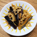 konさん's cooksnap of when they made コクうま【蓮根と茄子のバター醤油炒め】.