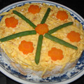 ★Yuring★'s cooksnap of when they made 簡単ケーキ型寿司.