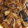 みーさり's cooksnap of when they made 簡単!!厚切りロースの生姜焼き.
