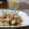 ダイナマイト漆黒's cooksnap of when they made ナンコツのにんにくバター炒め.