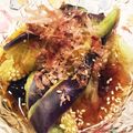 hinaboco's cooksnap of when they made レンジで簡単★蒸しナスのおひたし★.