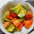 kentae's cooksnap of when they made ～アボトマサラダ～塩レモンドレッシング.