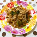 ﾁｲﾁｬﾝﾏﾏ's cooksnap of when they made 豚肉のピリ辛炒め！ゆず胡椒★ひと味違う♪.