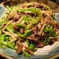 サクラメントの母's cooksnap of when they made 青椒肉絲 (チンジャオロース).