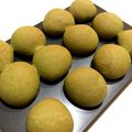 i3uchi's cooksnap of when they made イングリッシュマフィン〜抹茶生地〜.
