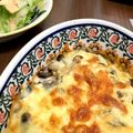 ayaka☆mu's cooksnap of when they made なすとしめじのピリ辛チーズパン粉焼き.