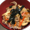まゆまルイ's cooksnap of when they made 豚＆玉ねぎ＆しめじの卵とじ丼☆.
