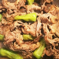 セイリク's cooksnap of when they made 超簡単！牛肉とししとうの焼肉のたれ炒め♡.