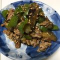hykumi's cooksnap of when they made スタミナ回復☆なすのよごし(肉味噌炒め).
