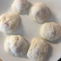 ぎゅ～！'s cooksnap of when they made ひんやり・とろ～り♡簡単≪プリン大福≫.