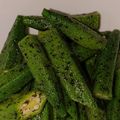 ウリノリオ's cooksnap of when they made オクラの胡麻和え.