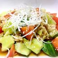 petitmar's cooksnap of when they made 夏に❤鶏肉とキューリとトマトのサラダ♪.