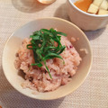 ひにょo's cooksnap of when they made ささみと明太子で炊き込みご飯☆.