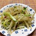 へそ曲がりクック's cooksnap of when they made 簡単♪もやしときゅうりのさっぱりナムル.