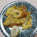 クック9TROC4☆'s cooksnap of when they made 七味マヨで♪ちくわとあおさの落とし焼き.