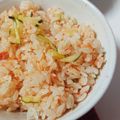 ♡Lavender♡'s cooksnap of when they made 簡単褒めらレシピ！鮭ときゅうりの混ぜご飯.