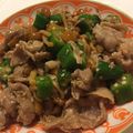 ゆいまーるん's cooksnap of when they made ご飯がすすむ★豚肉のオクラなめこあえ.