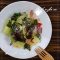 ramuneᐝiRo's cooksnap of when they made ＊海苔とチーズのレタスサラダ＊.
