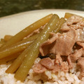 やっとこさ's cooksnap of when they made 簡単ふきと挽肉の甘辛炒め.
