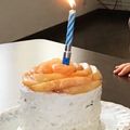 加奈ちゃん's cooksnap of when they made 夏生まれ☆1歳のお誕生日ケーキ.