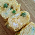 玲咲まま's cooksnap of when they made グリーンピースで春の卵焼き.