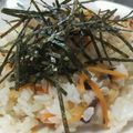 あゆたっくん's cooksnap of when they made 【保育園おやつ】混ぜ込みいなりずし.