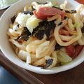 zelkova's cooksnap of when they made レンジで簡単！ 焼きうどん.