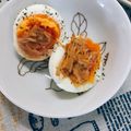 しゅい6's cooksnap of when they made 貧乏人が贈る☆ゆで卵のかに味噌焼き.