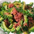 〓kitchen's cooksnap of when they made 【農家のレシピ】ゴーヤとコンビーフ炒め.