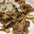 くろさとる's cooksnap of when they made ヘルシー！豚こま＆きのこの柚子ポン炒め.