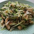 tkiriba's cooksnap of when they made 豆苗ともやしの中華炒め.