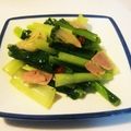 koreadays's cooksnap of when they made 小松菜のニンニク炒め！.