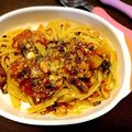 頑張るmama．'s cooksnap of when they made 幼児食 トマトとナスのパスタ.