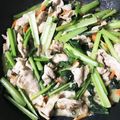 ＹＫＮ４．３'s cooksnap of when they made 豚肉と小松菜★ピーマンの炒めもの♪.