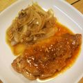yoppy0908's cooksnap of when they made 幼児食★簡単ケチャップポークソテー.