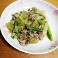 宝生麗子's cooksnap of when they made ■糖質制限■豚バラ肉レタス簡単中華炒め夏.