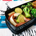 kururin18's cooksnap of when they made あっというま♪ズッキーニとエリンギで一品.