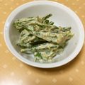 hal981pc's cooksnap of when they made マヨ入り☆超簡単❗️オクラの胡麻和え.