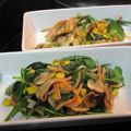 Eye candy's cooksnap of when they made 烏賊&ほうれん草とカニカマ炒め.