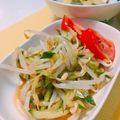 chibijuju's cooksnap of when they made めんつゆでつくる即席ナムル風酢の物.