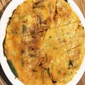 オーガベル's cooksnap of when they made もっちり！辛い！キムチ♪チヂミ.