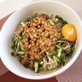 ゆうかʕ•ᴥ•ʔ's cooksnap of when they made 喉越しツルン♡冷やし納豆蕎麦.
