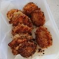 KENERISA's cooksnap of when they made 鮭とじゃがいもだけ！揚げないコロッケ☆.