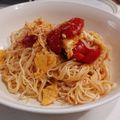 ☆tsukiko☆'s cooksnap of when they made 麺つゆで♪トマトと卵のそうめんチャンプル.