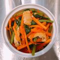 Fumi♩♫'s cooksnap of when they made 小松菜と油揚げの炒り煮.