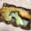 ぽぽきゅ's cooksnap of when they made 鮭のかまとエリンギのグリル.